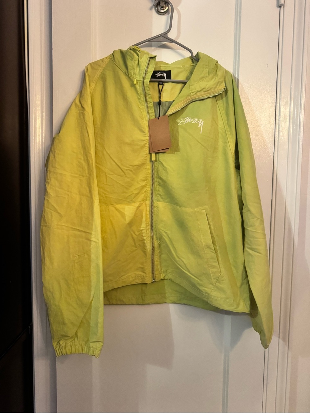Stüssy Beach Shell Wave Dye Jacket - Lime